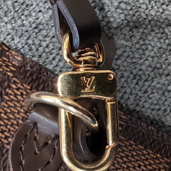 Louis Vuitton Neverfull Pochette PM Damier Ebene Coated Canvas, AR0174, NWOT - Picture 6 of 10